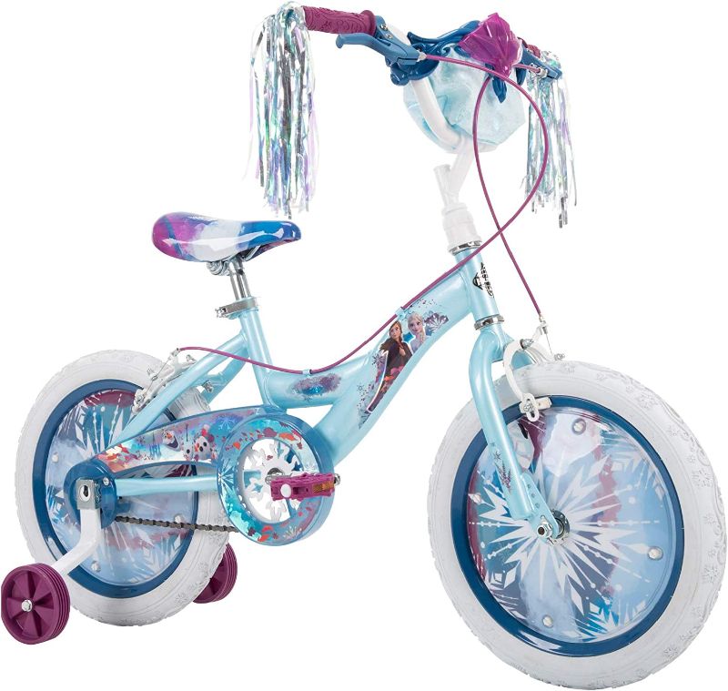 Photo 1 of 
Disney Frozen 2 Kid's Bikes by Huffy, 12" or 16" Wheels, Quick Connect Assembly, Handlebar Bin Streamers
