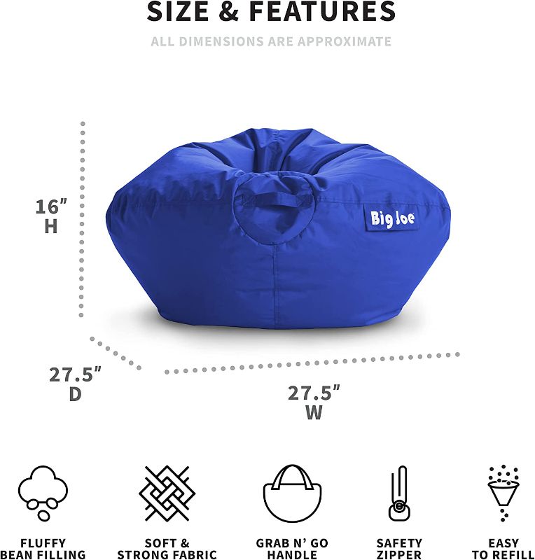 Photo 1 of Big Joe Classic Beanbag Smartmax, Sapphire
