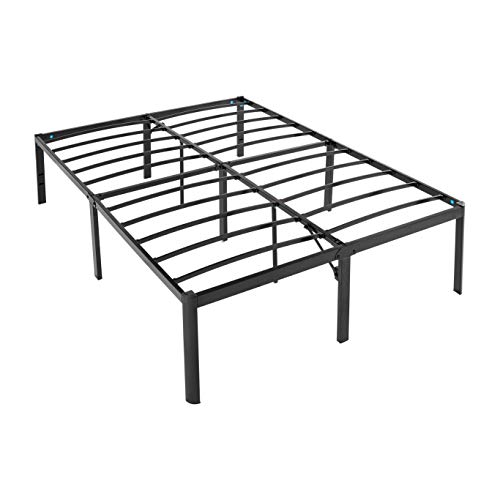 Photo 1 of Amazon Basics Heavy Duty Non-Slip Bed Frame with Steel Slats, Easy Assembly - 18-Inch, Queen
