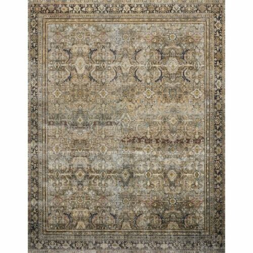 Photo 1 of 7'6"x9'6" Layla Rug Olive Green/charcoal Gray - Loloi Rugs