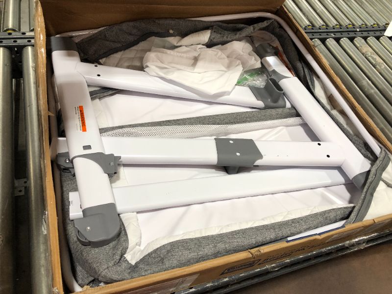 Photo 1 of Delta Children Simmons Kids' By The Bed City Sleeper Bassinet for Twins - Gray