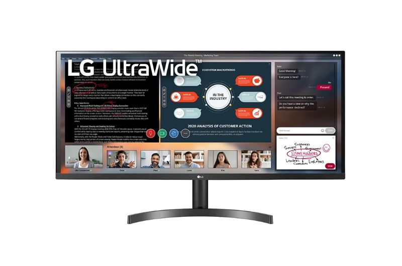 Photo 1 of LG 34WL60TM-B 34 Inch 21:9 UltraWide™ 1080p Full HD IPS Monitor