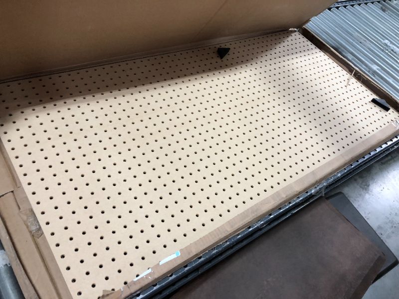 Photo 1 of 4 X 2 FEET PARTICLE BOARD PEGBOARD, 2 PACK