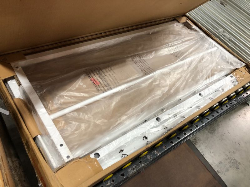 Photo 1 of 39'' / Twin Size White Metal Roll Out Trundle Bed Frame For Day Beds
