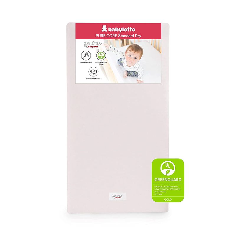 Photo 1 of Babyletto Pure Core Crib Mattress, Dry Waterproof Cover, 2-Stage, Greenguard Gold Certified
