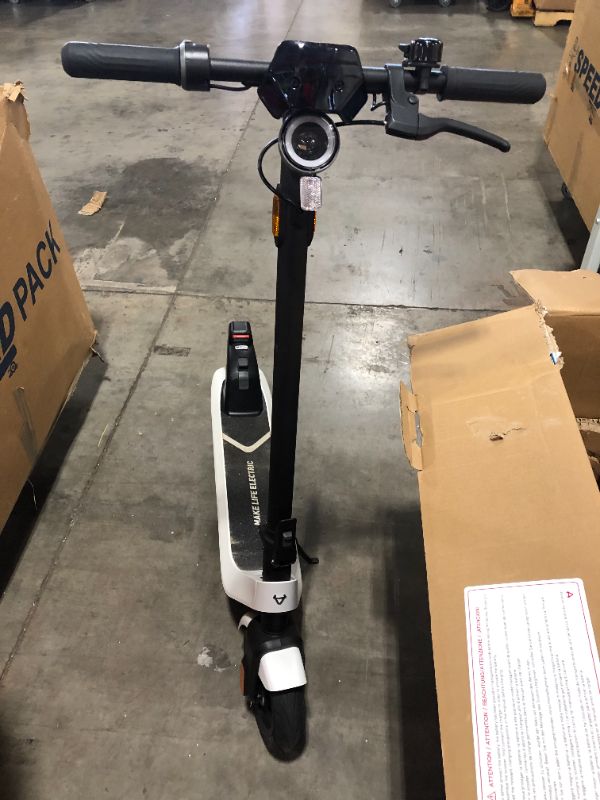 Photo 4 of !SOLD FOR PARTS ONLY! NIU ELECTRIC SCOOTER ADULTS - 31 MILES LONG RANGE(KQI3 SPORT VERSION, 25 MILES), MAX SPEED 20MPH(K3S VER., 17.4MPH), WIDER DECK, RUBBER TUBELESS FAT TIRES, PORTABLE & FOLDING E-SCOOTER, UL CERTIFIED
