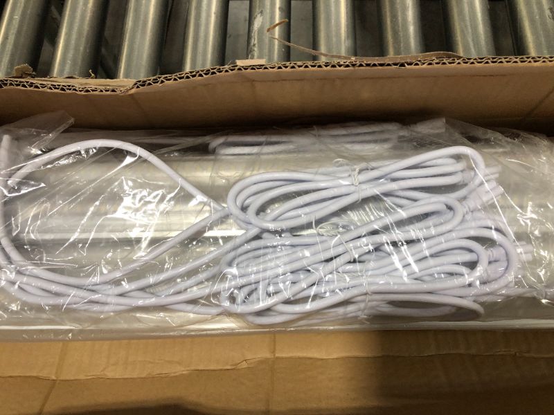 Photo 3 of 8FT LED Shop Light, V Shape Integrated T8 LED Tube Light,10000LM, 80W, 5000K Daylight, 8 Foot Linkable Shop Lights with Built-in ON/Off Switch for Warehouse, Workshop, ETL, 10 Pack
