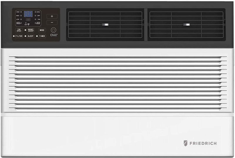 Photo 1 of Friedrich CEW18B33A Chill Premier Smart Air Conditioner Window Unit, WiFi Mobile Control, White, Heating & Cooling Capacity (18000 BTU)
