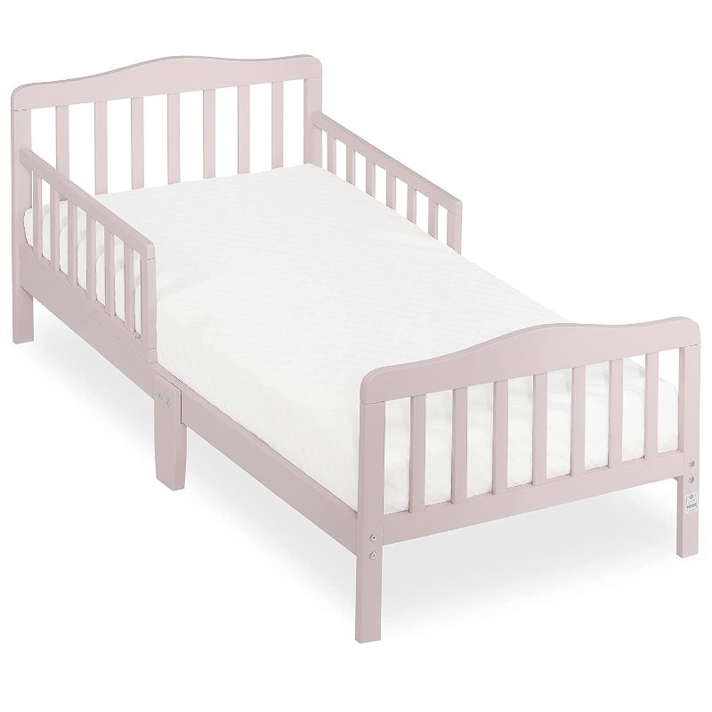 Photo 1 of Dream On Me Classic Design Toddler Bed in Pink, Greenguard Gold Certified
