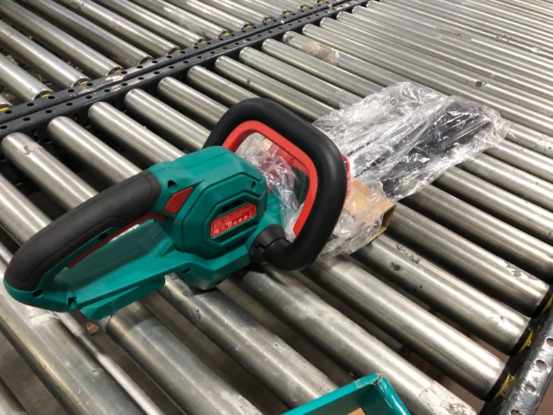Photo 1 of HYPERECHO Cordless Hedge Trimmer 18-Inch Electric Shrub Trimmer 20V 3/4" Cut Capacity