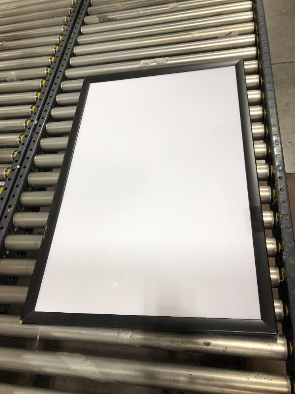 Photo 1 of U Brands Magnetic Dry Erase Board, 23 x 35 Inches, Black Wood Frame (311U00-01)
