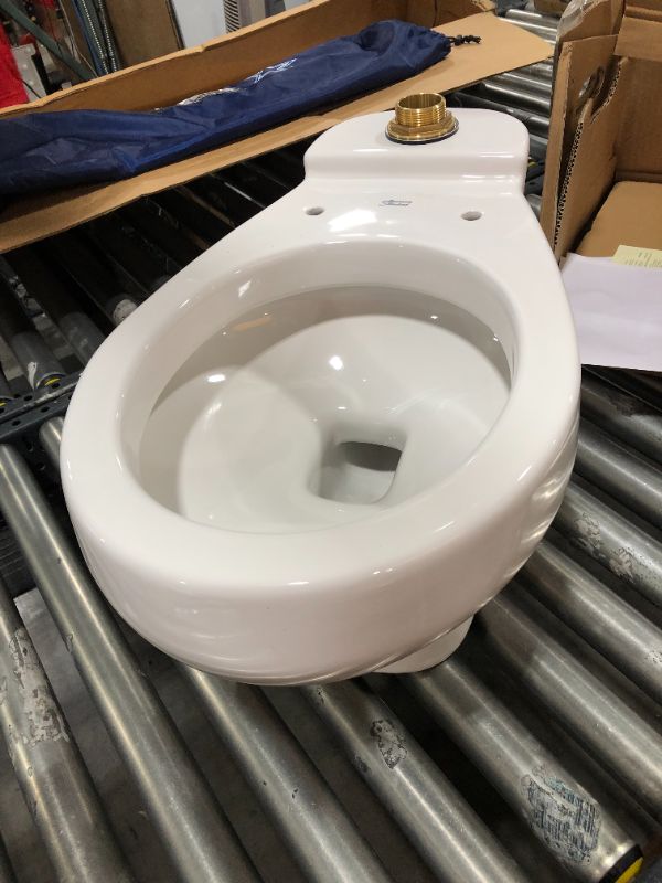 Photo 3 of American Standard 2282.001.020 Baby Devoro Universal Flushometer Toilet Bowl Only, White
