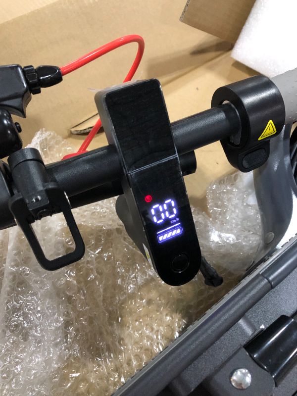 Photo 1 of AovoPro ES80 Electric Scooter - 8.5" Solid Tires,Up to 19 Miles Long-Range and 19 MPH Portable Folding Commuting Scooter for Adults with Double Braking System and App
