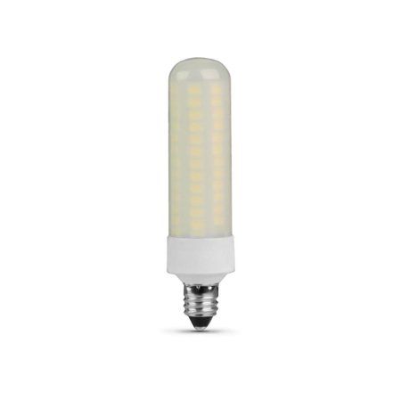 Photo 1 of 75-Watt Equivalent Bright White (3000K) T4 Mini Candelabra E11 Base Decorative LED Light Bulb - SET OF 6