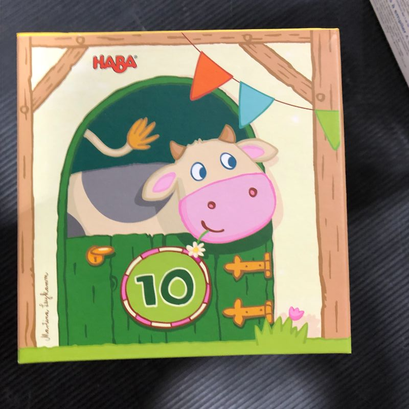 Photo 2 of HABA On the Farm Sturdy Cardboard Nesting & Stacking Cubes - Reinforcing Numbers 1 to 10 (B00VQT1Z94)