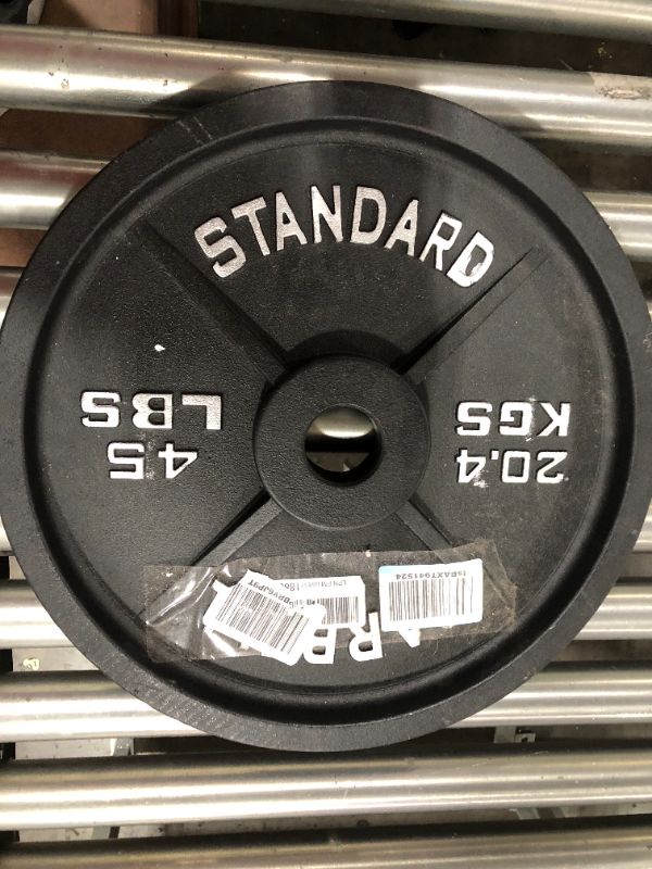 Photo 2 of BalanceFrom Cast Iron Olympic 2-Inch Weight Plate
