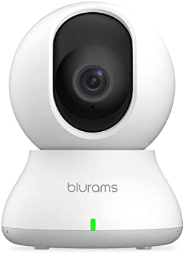 Photo 1 of Security Camera 2K, blurams Baby Monitor Dog Camera 360-degree for Home Security w/ Smart Motion Tracking, Phone App, IR Night Vision, Siren, Works with Alexa & Google Assistant & IFTTT, 2-Way Audio
