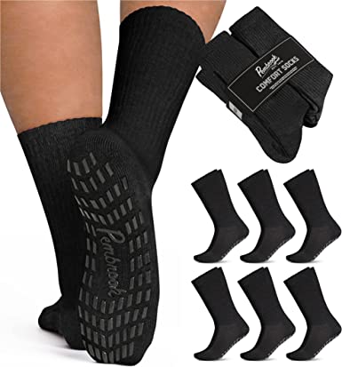 Photo 1 of Diabetic Socks with Grips for Women & Men | Non Binding Edema, Neuropathy Socks | 6-pairs
