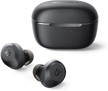 Photo 1 of SoundPEATS T2 Hybrid Active Noise Cancelling Wireless Earbuds, ANC Earphones with Transparency Mode, Bluetooth 5.1 in-Ear Headphones, 30 Hours Playtime, USB-C Quick Charge, Stereo Sound, 12mm Driver
