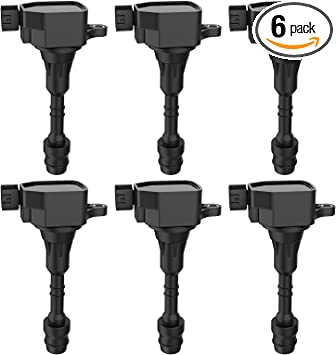 Photo 1 of AUTOSAVER88 Ignition Coil 6-Pack Compatible with Altima - Frontier - Maxima - Murano - Pathfinder - Quest - Xterra - Infiniti Suzuki 3.5L 4.0L V6
