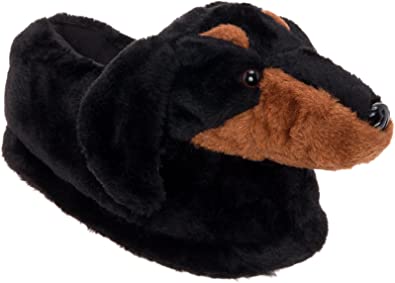 Photo 1 of Dachshund Slippers - Plush Dog Slippers w/ Platform by Silver Lilly
SMALL