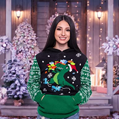 Photo 1 of Funziez! Ugly Christmas Sweater - Ugly Hanukkah Sweater - Holiday Costume
SMALL 