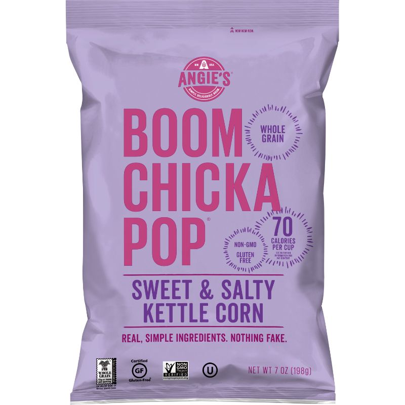 Photo 1 of 4 pack expires 7/2021 Angie's Boomchicka Kettle Corn Sweet & Salty - 7.0 Oz
