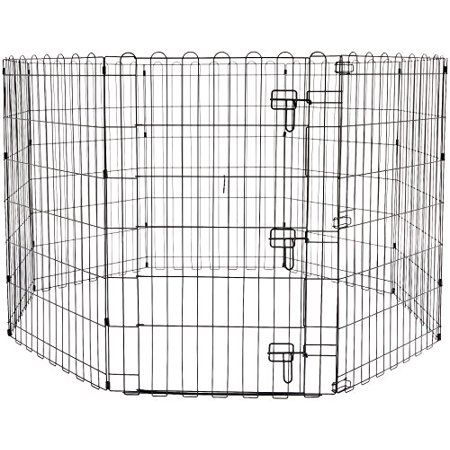 Photo 1 of Foldable Metal Pet Dog Exercise Fence Pen with Gate - 60 X 60 X 36 Inches
