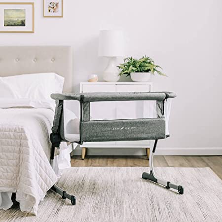 Photo 1 of Baby Delight Beside Me Dreamer Bassinet | Bedside Sleeper | 6-Position Height Adjustment | Charcoal Tweed
