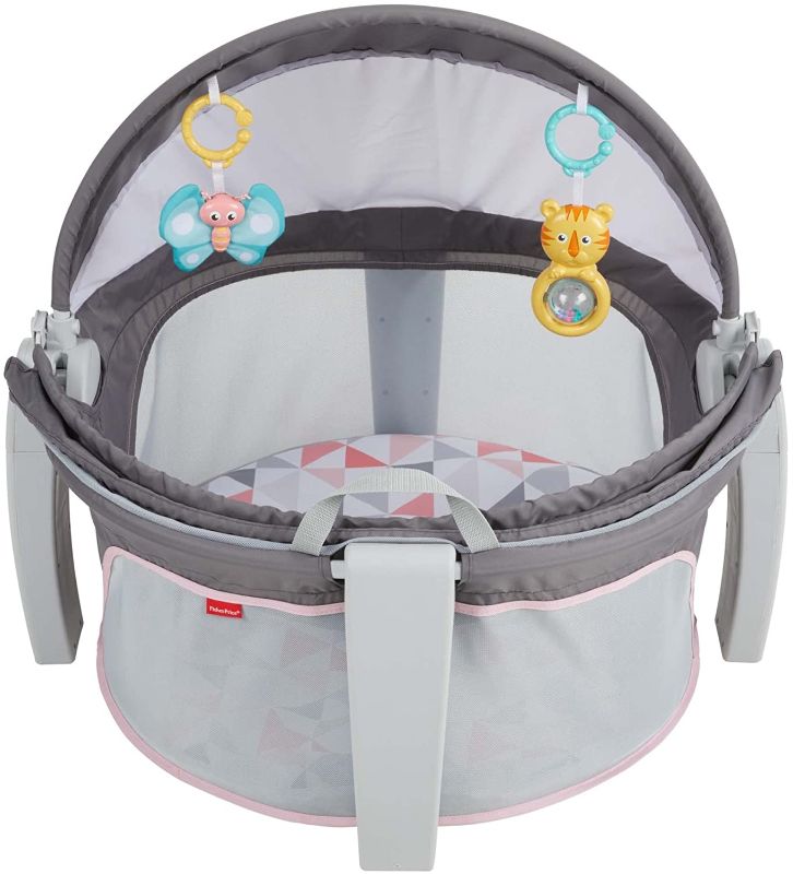 Photo 1 of Fisher-Price On-the-Go Baby Dome, Grey/Blue/Yellow/White
