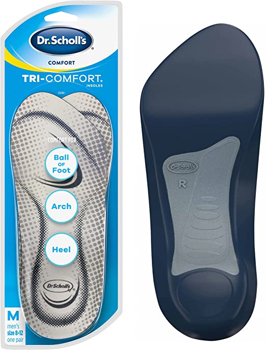 Photo 1 of Dr. Scholl’s TRI-COMFORT Insoles // Comfort for Heel, Arch and Ball of Foot with Targeted Cushioning and Arch Support (for Men's 8-12, also available Women's 6-10)
PACK OF 2 