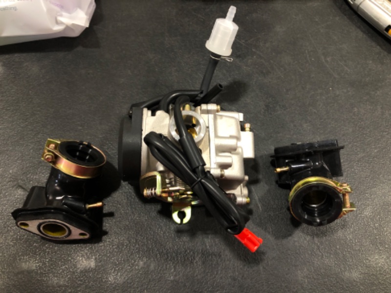 Photo 2 of Breynet 18MM GY6 49CC 50CC Carburetor Compatible With GY6 49CC Scooter Parts GY6 50CC Scooter Moped Accessories 139QMB QMB139 Dirt Bike GY6 Engine Parts PD20J
