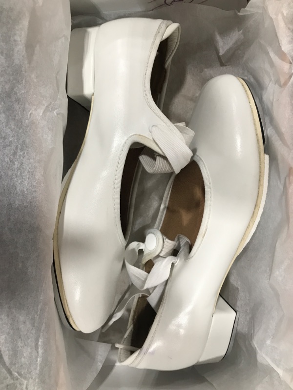 Photo 2 of Bloch Women's Annie Tyette Dance Shoe, White, 5 Medium US
