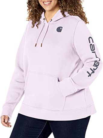 Photo 1 of Carhartt Women's Clarksburg Graphic Sleeve Pullover Sweatshirt (Regular and Plus Sizes)
SIZE SMALL 