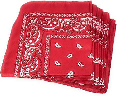 Photo 1 of 50 Bulk Western Neck Bandanas
