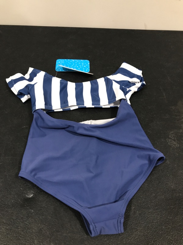 Photo 2 of IFFEI Family Matching Swimwear One Piece Bathing Suit Striped Hollow Out Monokini Mommy and Me Beachwear
SIZE 3-4T 