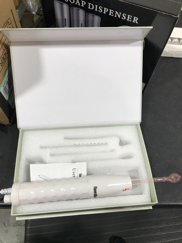 Photo 3 of High Frequency Facial Wand/Machine with 5 Argon Parts Skin Care Tool for Wrinkles Reducing Face Skin Tightening.
