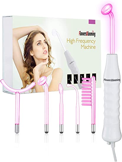 Photo 1 of High Frequency Facial Wand/Machine with 5 Argon Parts Skin Care Tool for Wrinkles Reducing Face Skin Tightening.
