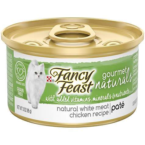 Photo 1 of 12pk of Fancy Feast Gourmet Naturals Pate White Meat Chicken - 3.0 Oz
BB: 04/2024

