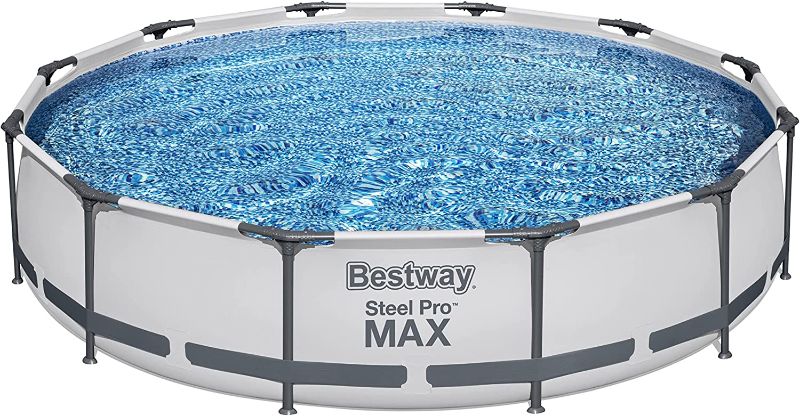 Photo 1 of Bestway Steel Pro MAX Above Ground Frame Pools | 12' x 30" | Set Includes Pool & Filter Pump
