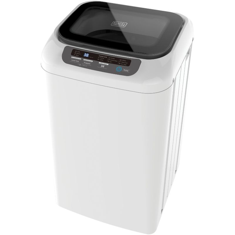 Photo 1 of BLACK+DECKER BPWH84W Washer Portable Laundry White 0.84 Cu. Ft., One Size , White
