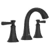 Photo 1 of AMERICAN STANDARD Rumson 8 in. Widespread 2-Handle Bathroom Faucet in Matte Black. OPEN BOX.
