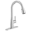 Photo 1 of AMERICAN STANDARD Fairbury 2S Single-Handle Pull-Down Sprayer Kitchen Faucet in Polished Chrome. OPEN BOX. PRIOR USE. 
