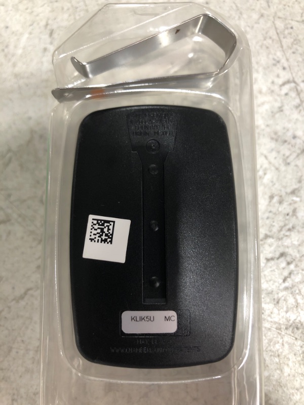 Photo 5 of CHAMBERLAIN Universal Clicker Black Garage Door Remote Control. OPEN PACKAGE. 
