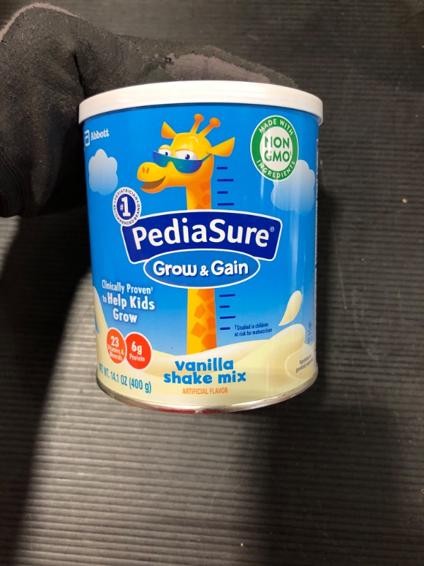 Photo 2 of PediaSure Grow & Gain Shake Mix Powder, Vanilla, 14.1 oz Canister
