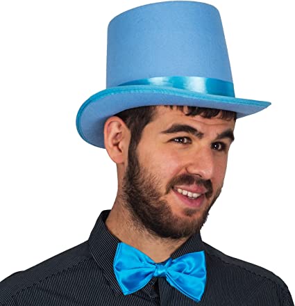 Photo 2 of Tigerdoe Top Hat Costume - Top Hat with Bow Tie - Adult Costume Set -Costume Hats
