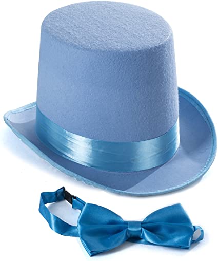 Photo 1 of Tigerdoe Top Hat Costume - Top Hat with Bow Tie - Adult Costume Set -Costume Hats
