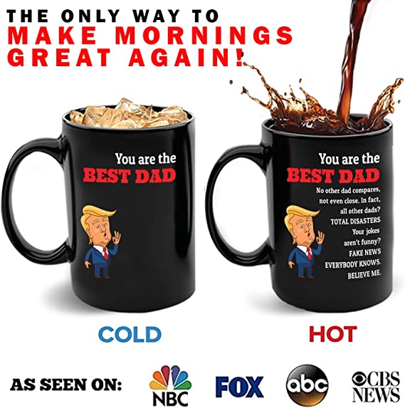 Photo 2 of 16oz Funny Trump Coffee Mug - Gifts for Fathers Day - Best Gift for Dad from Daughter, Son or Wife - Gift Idea for Dad Who Wants Nothing - Birthday Gifts for Men Who Have Everything & Unique Presents
