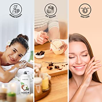 Photo 1 of MAJESTIC PURE Fractionated Coconut Oil - Relaxing Massage Oil, Liquid Carrier Oil for Diluting Essential Oils - Skin, Lip, Body & Hair Oil Moisturizer & Softener - 16 fl oz
