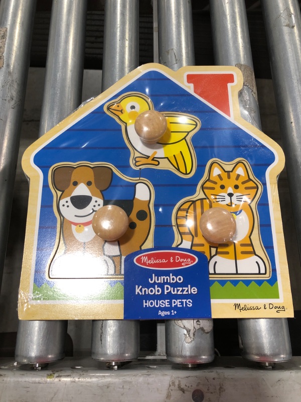 Photo 3 of Melissa & Doug Pets Jumbo Knob Wooden Puzzle
